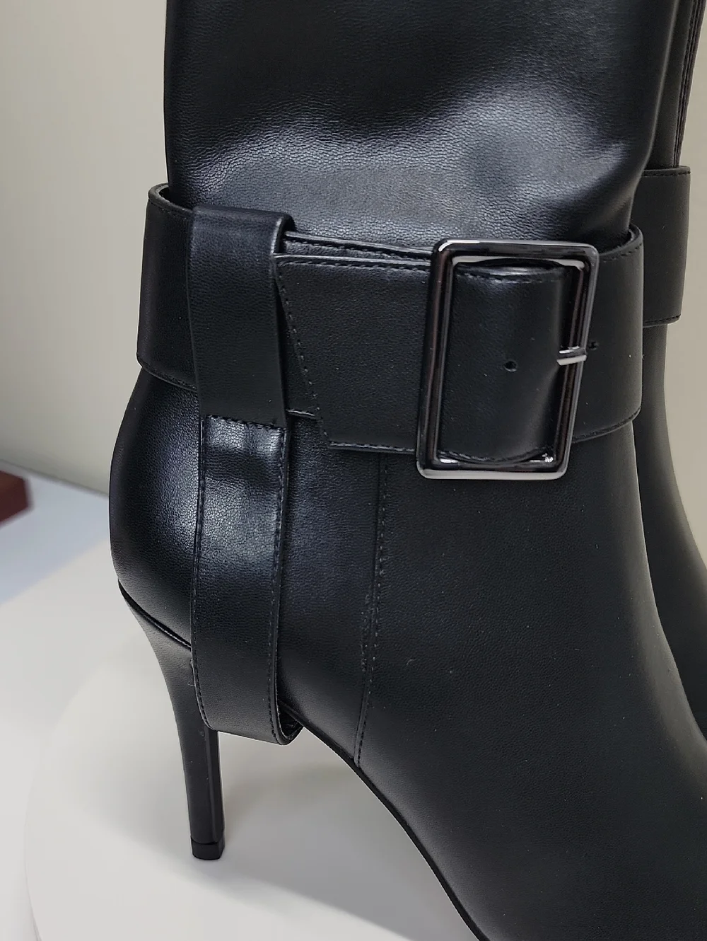 AMINAH ABDUL JILLIL NEW IN BOX Black Over-the-Knee Stiletto Boots